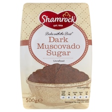 Shamrock Dark Muscovado Sugar 500G