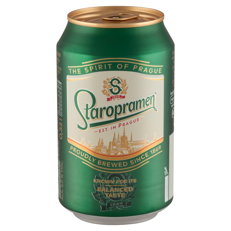 Staropramen Quality Light Beer 5% 0,33 l