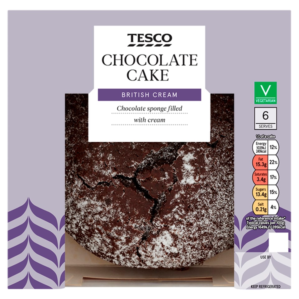 Tesco Chocolate Cake 375G