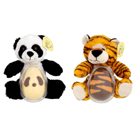 Tesco safari animal plush toy Decorated egg60g Tesco Groceries