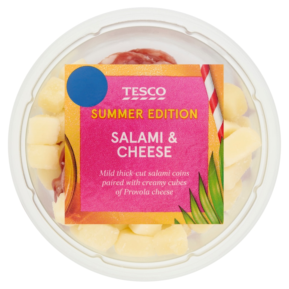 Tesco Salami & Cheese Pot 100g