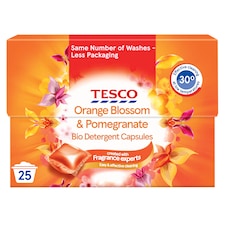 Tesco Orange Blossom & Pomegranate Biological Capsules 25W 425Ml