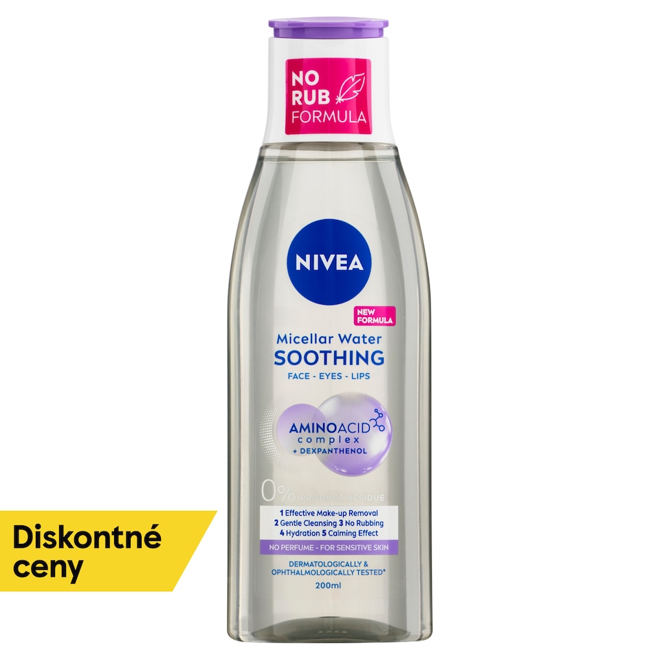 image 1 of Nivea Soothing Micellar Water for Sensitive Skin 200 ml