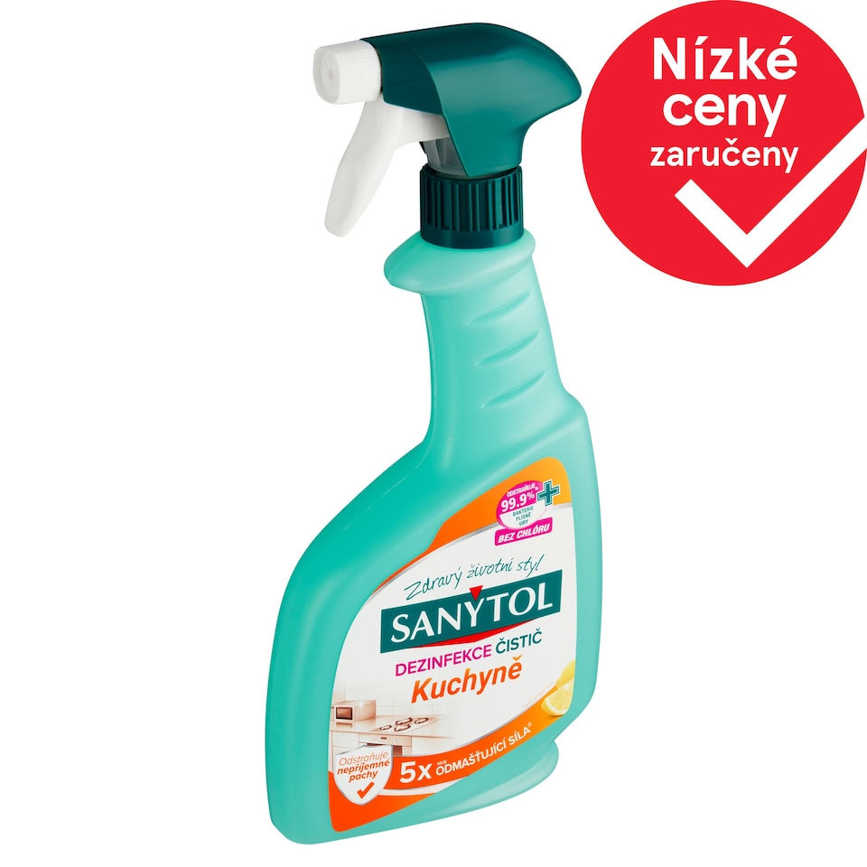 Obrázek 1 pro produkt Sanytol Dezinfekce čistič kuchyně vůně citrónu 500ml