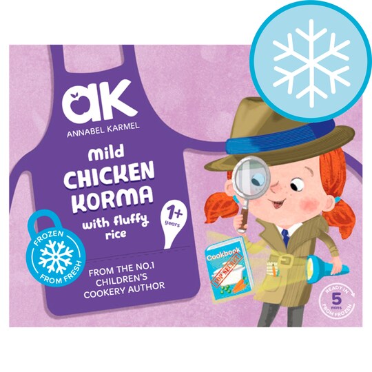 Annabel Karmel Mild Chicken Korma Fluffy Rice 200G Tesco Groceries
