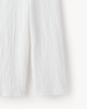 image 5 of F&F Girls Textured Wide Leg Trousers in White