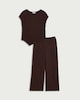 image 4 of F&F Girls 2-Piece Textured Set in Brown