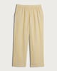 image 4 of F&F Pure Cotton Textured Striped Wide Leg Pyjama Bottoms in Multi Yellow