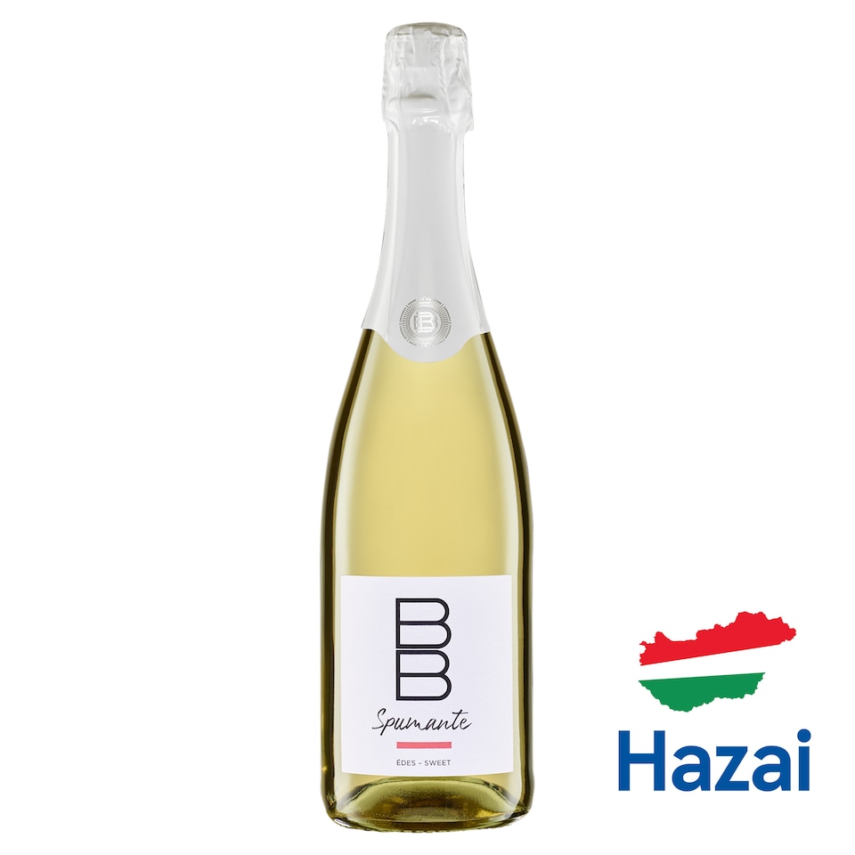 BB Spumante édes, fehér muskotály pezsgő 9,5% 0,75 l