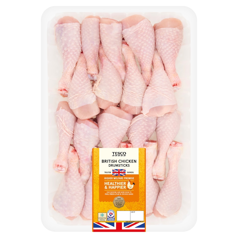 Tesco British Chicken Drumsticks 1.7kg