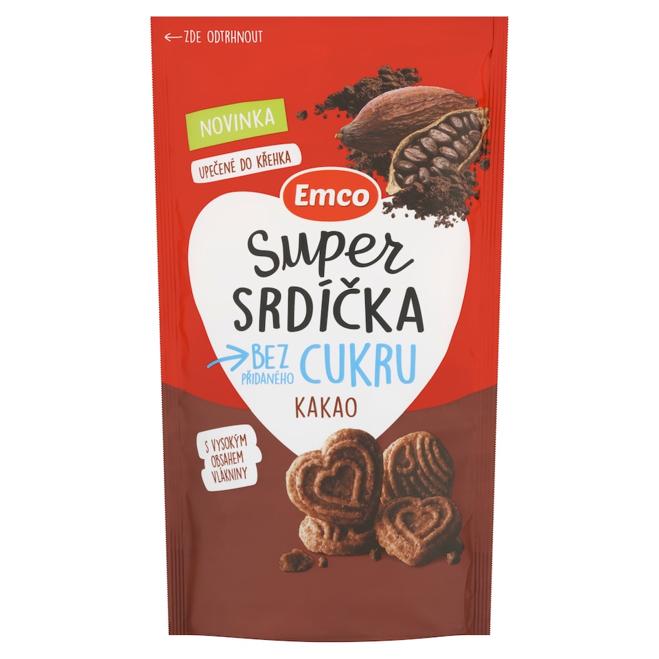 image 1 of Emco Super Cocoa Hearts 140g