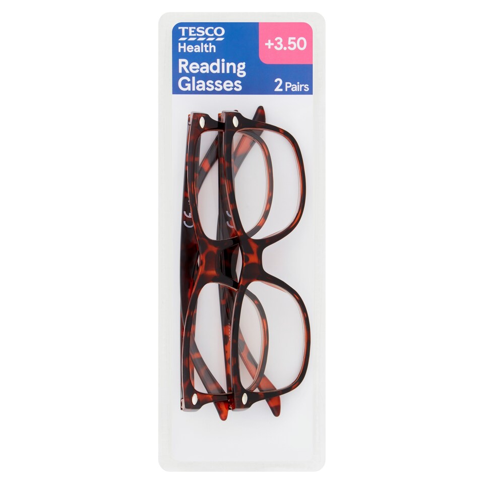 Tesco Health Reading Glasses Twin Pack 3.5