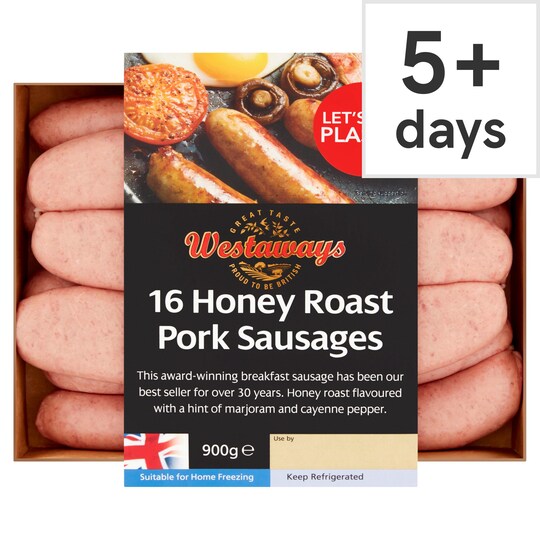 Westaways Honey Roast Pork Sausages 900G Tesco Groceries