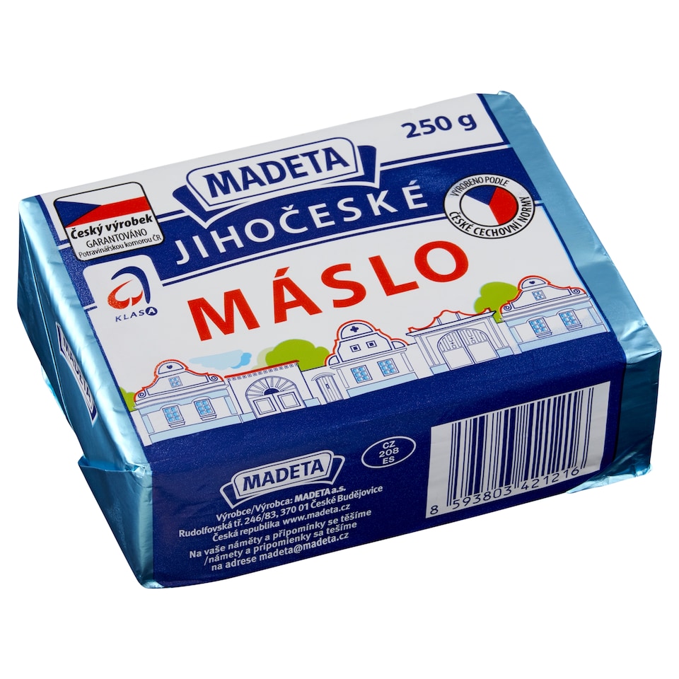 Obrázek 1 pro produkt Madeta Jihočeské máslo 250g