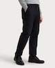 image 1 of F&F Cotton Rich Fixed Waist Straight Leg Chino Trousers in Black