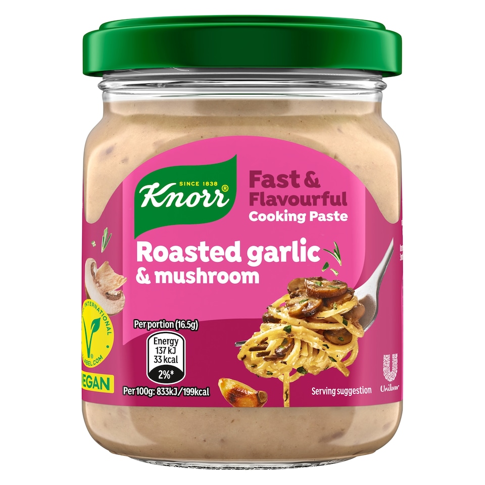 image 1 of Knorr Roasted Garlic & Mushroom Cooking Paste 165g