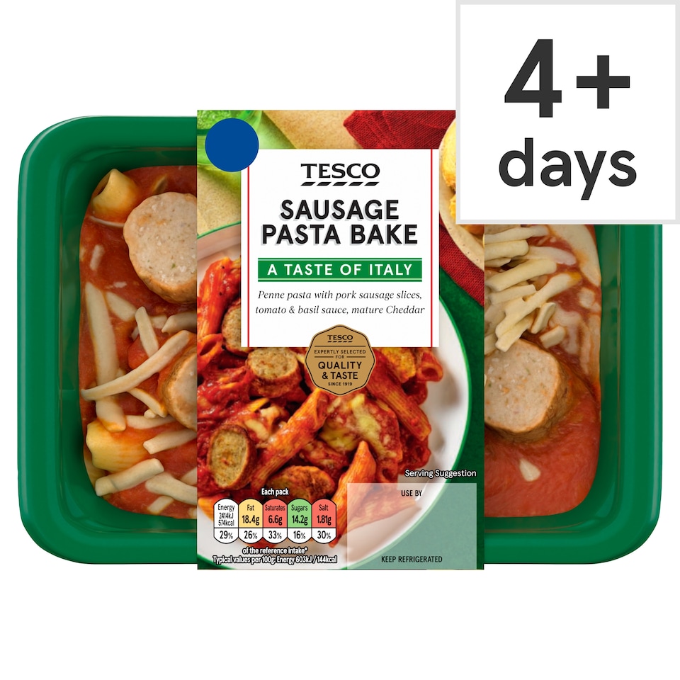 Tesco Sausage Pasta Bake 400g