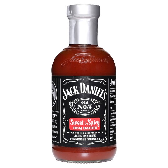 Jack Daniels Bbq Gluten Free Sweet & Spicy Sauce 553G Tesco Groceries