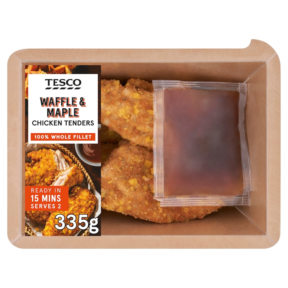 Tesco Waffle and Maple Chicken Tenders 335g