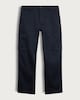 image 4 of F&F Pure Cotton Straight Leg Cargo Trousers in Navy