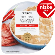 Tesco Pikantná salámová nátierka 135 g