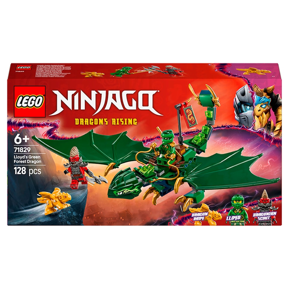 obrázok 1 z LEGO NINJAGO 71829 Lloydov zelený lesný drak