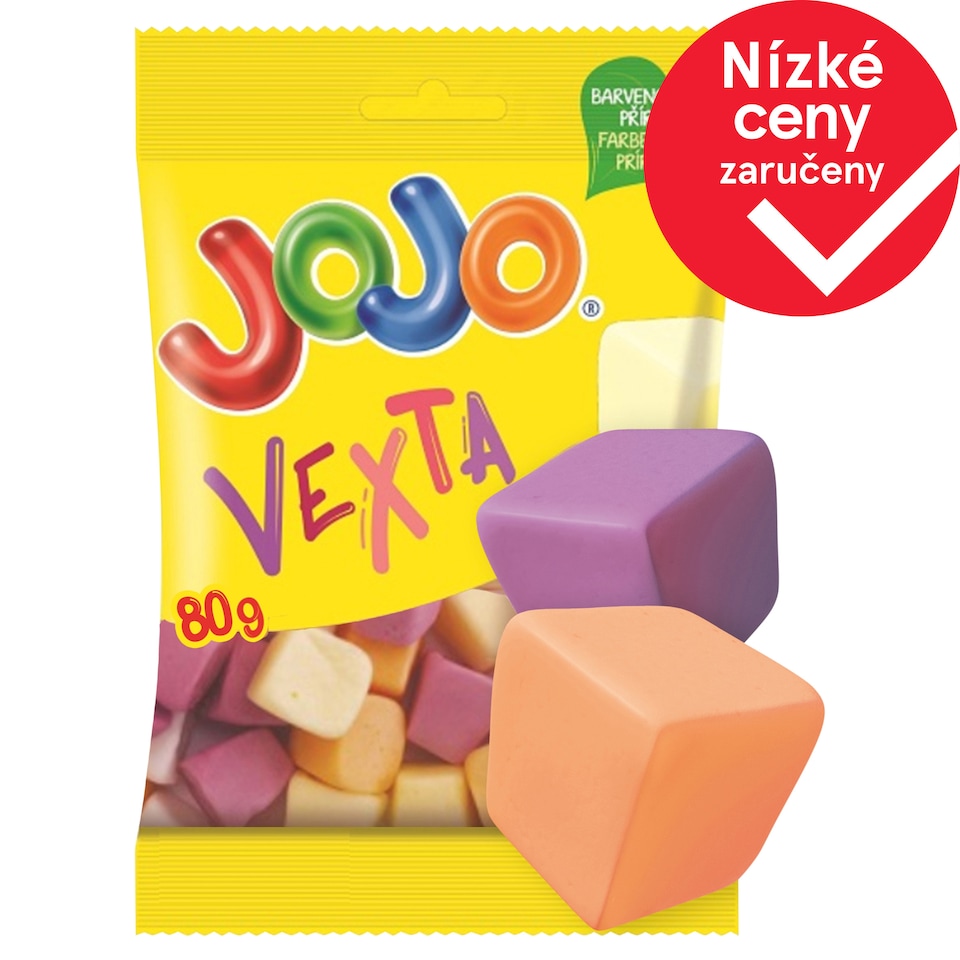JOJO Vexta želé bonbóny s ovocnými příchutěmi 80g