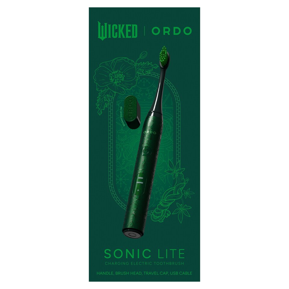 image 1 of Ordo Sonic Lite Electric Toothbrush - Wicked - Elphaba