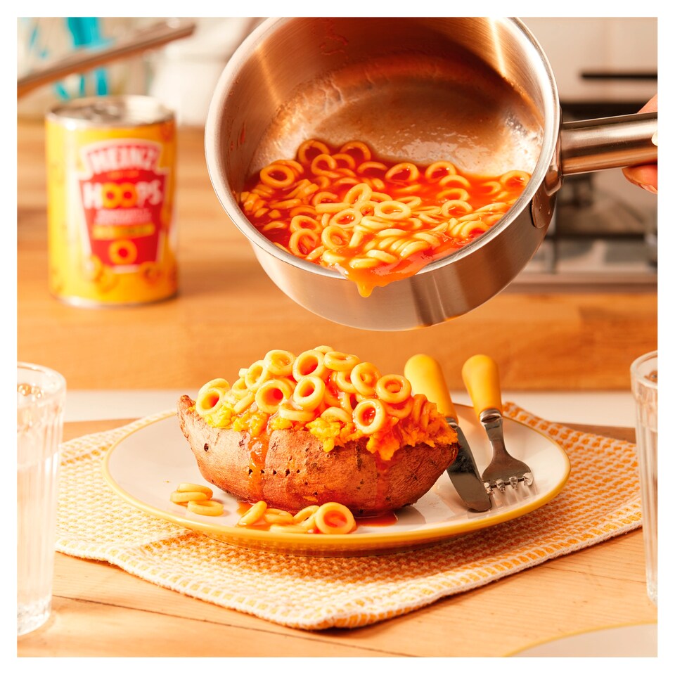 image 1 of Heinz No Added Sugar Hoops 3 Pack 205G