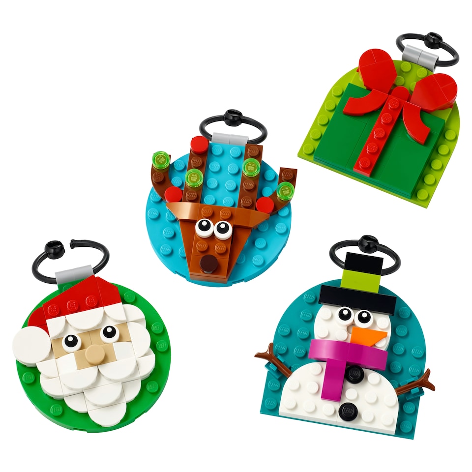 image 1 of LEGO Iconic 40744 Christmas Ornament Selection
