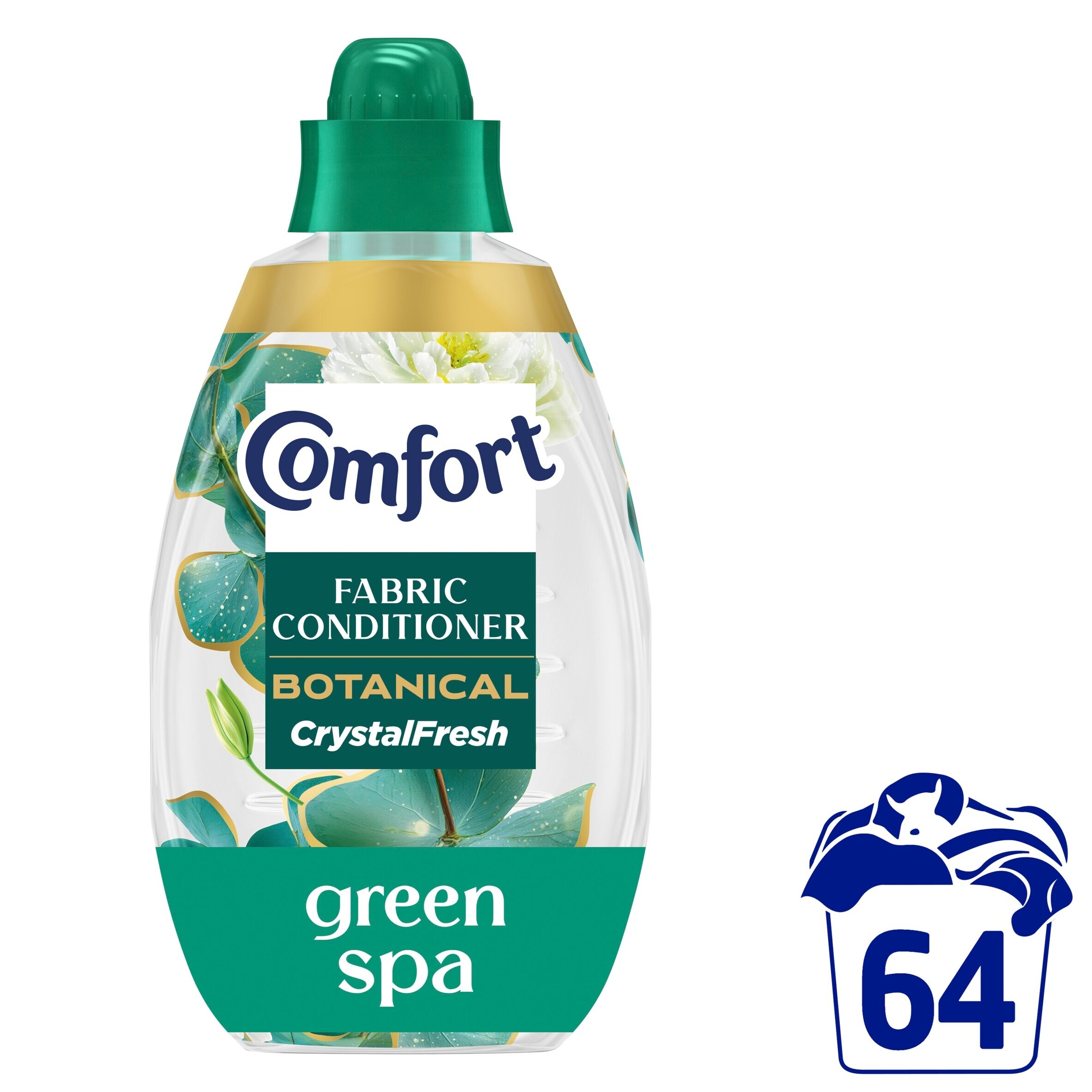 Comfort Botanical Green Spa Fabric Conditioner 64 Wash 960ml