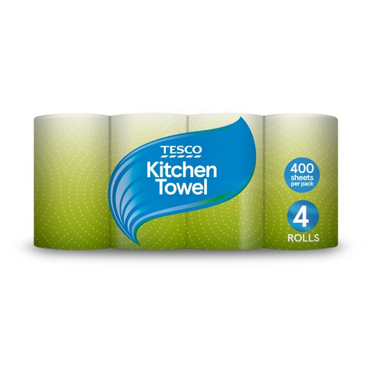 Tesco Kitchen Towel 4 Roll Tesco Groceries
