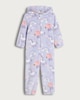 image 4 of Peppa Pig Unicorn Print Fleece Onesie in Lilac