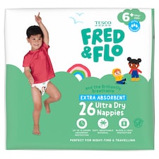 Fred & Flo Ultra Dry Nappies Size 6+ 26 Pack
