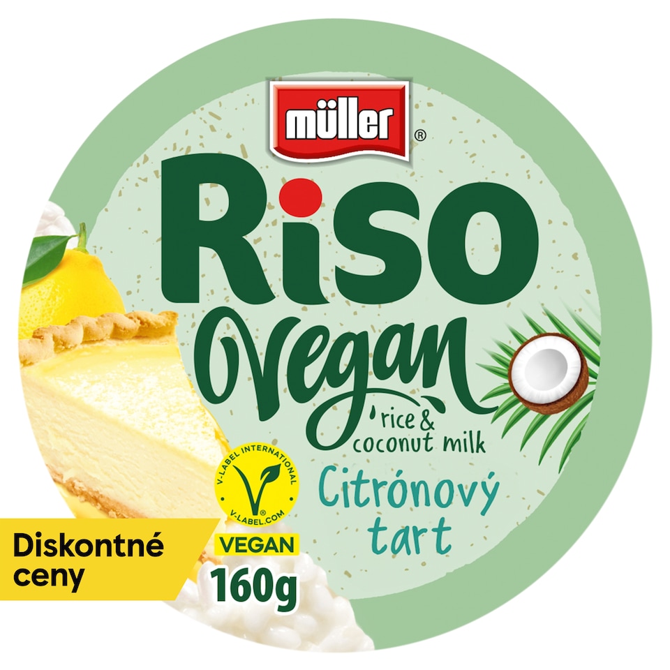 image 1 of Müller Riso Vegan Lemon Tart Taste Rice Dessert 160 g