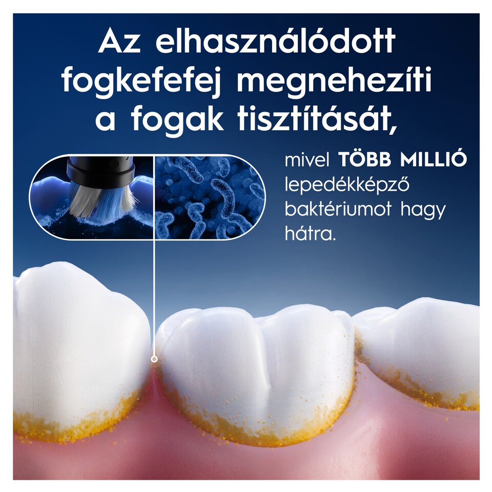 Oral-B iO Series Ultimate Clean, Fekete, Eredeti Fogkefefej, CrissCross Sörték, 4 1. kép