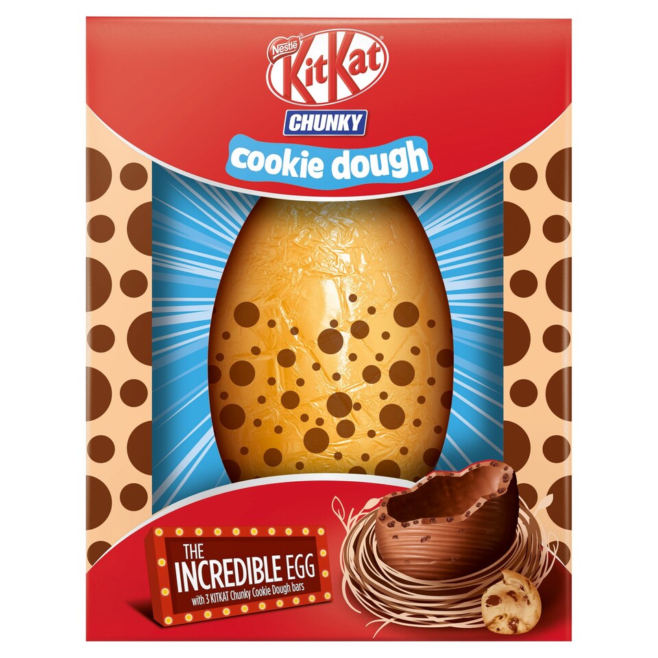 Kit Kat Chunky Cookie Dough Easter Egg 516G Tesco Groceries