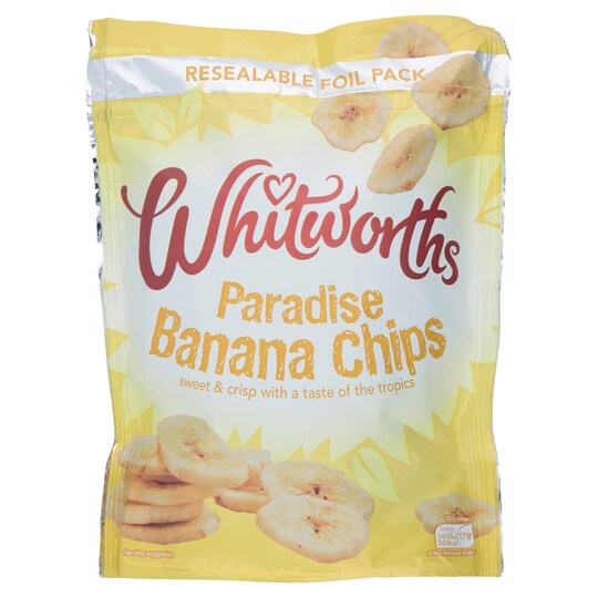 Whitworths Banana Chips 175G Tesco Groceries