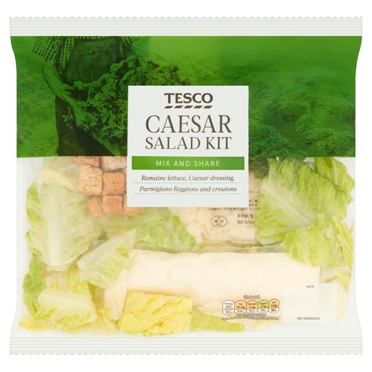 Tesco Creamy Caesar Salad 262G Tesco Groceries