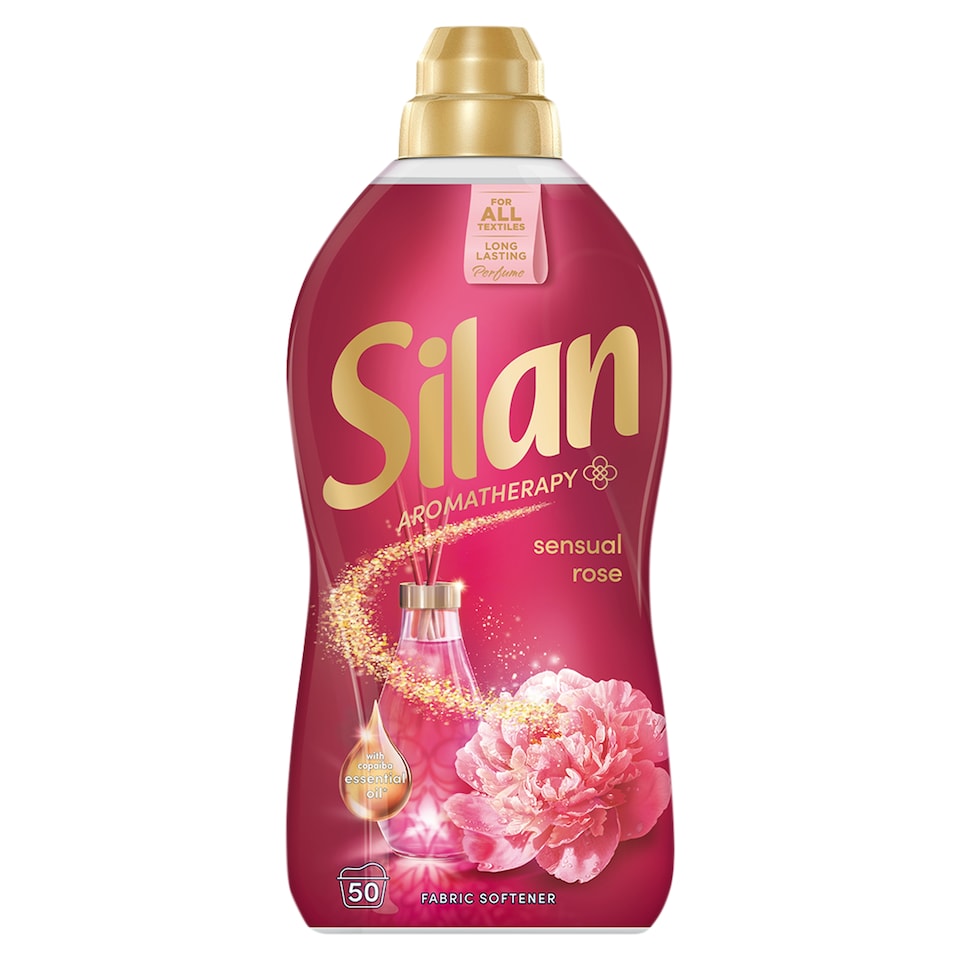 Silan Aromatherapy Sensual Rose Fabric Softener 50 Washes 1100ml