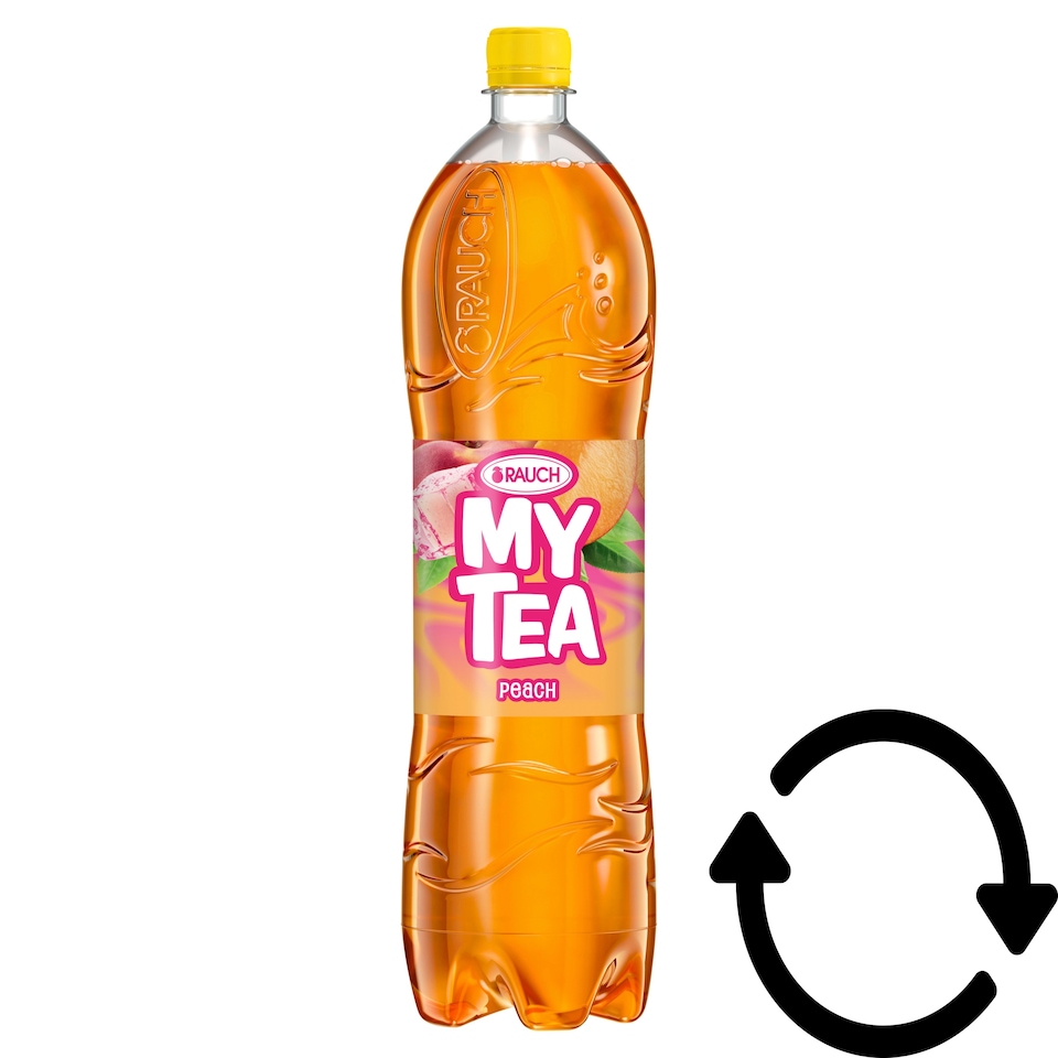 Rauch MyTea Peach ice tea őszibarackos üdítőital fekete teából 1,5 l