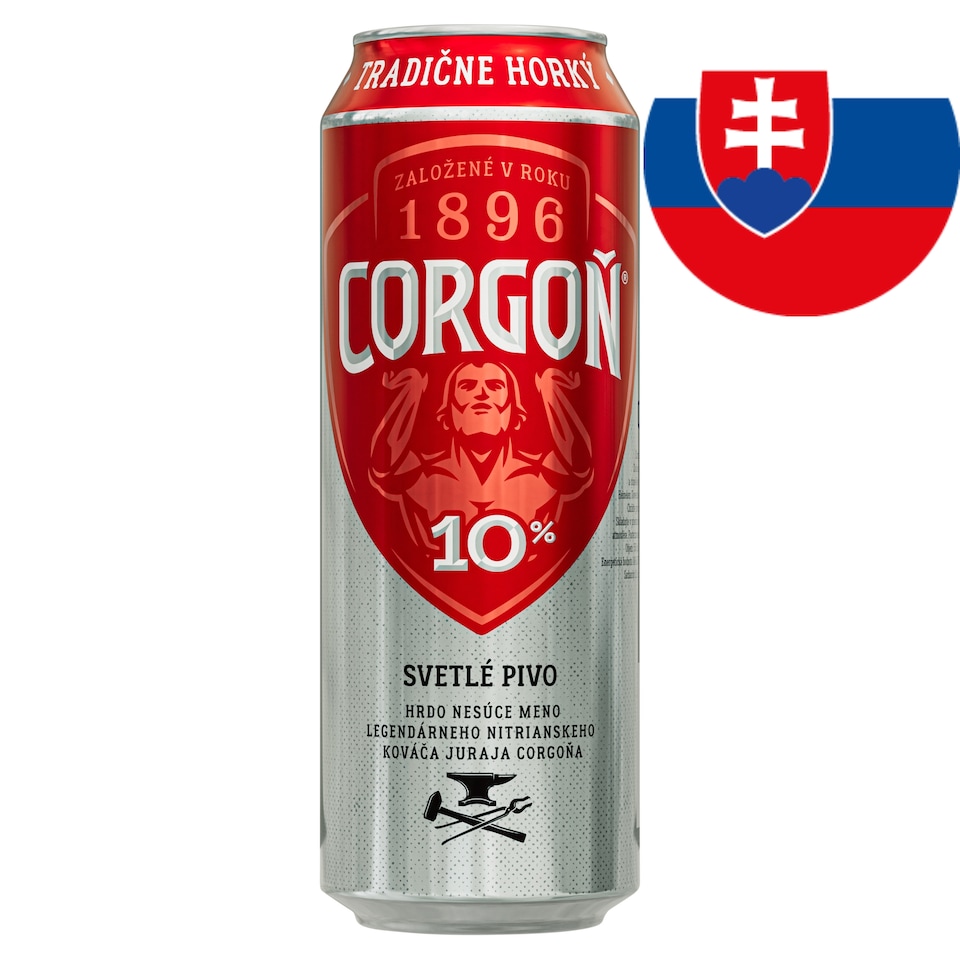 Corgoň 10% svetlé výčapné pivo 550 ml