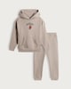 image 5 of F&F Boys 2-Piece Cotton Rich Sport Leisure Hoodie and Joggers Set in Grey
