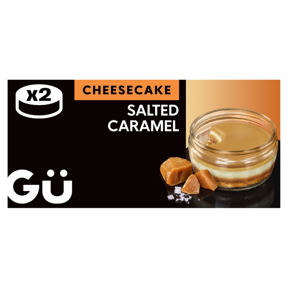 image 1 of Gu Salted Caramel Cheesecake Dessert (2x82g)