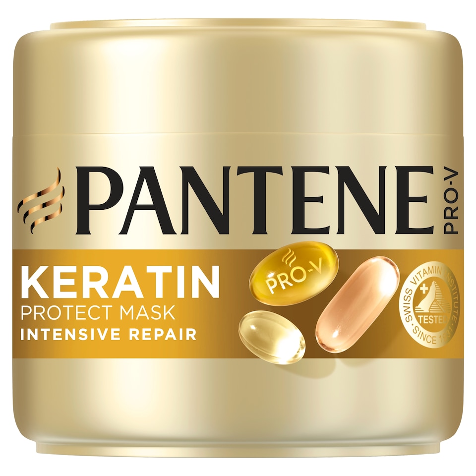 image 1 of Pantene Pro-V Intensive Repair Keratin Protect maska 300 ml na suché a poškodené vlasy