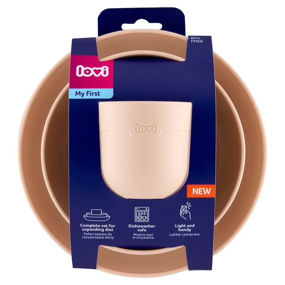 Lovi My First Tableware Set with Cup 6m+