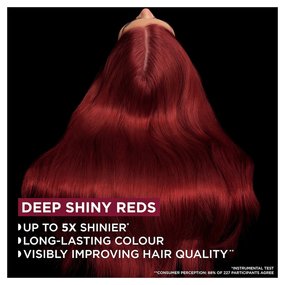 image 1 of Garnier Olia Red Lacquers 7.25 Vinyl Blush Intense Permanent Hair Colour