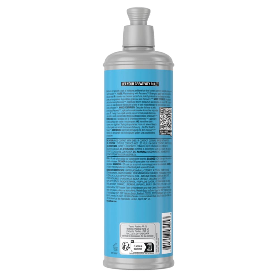 image 1 of Bed Head Tigi Recovery Moisture Rush Conditioner 400Ml