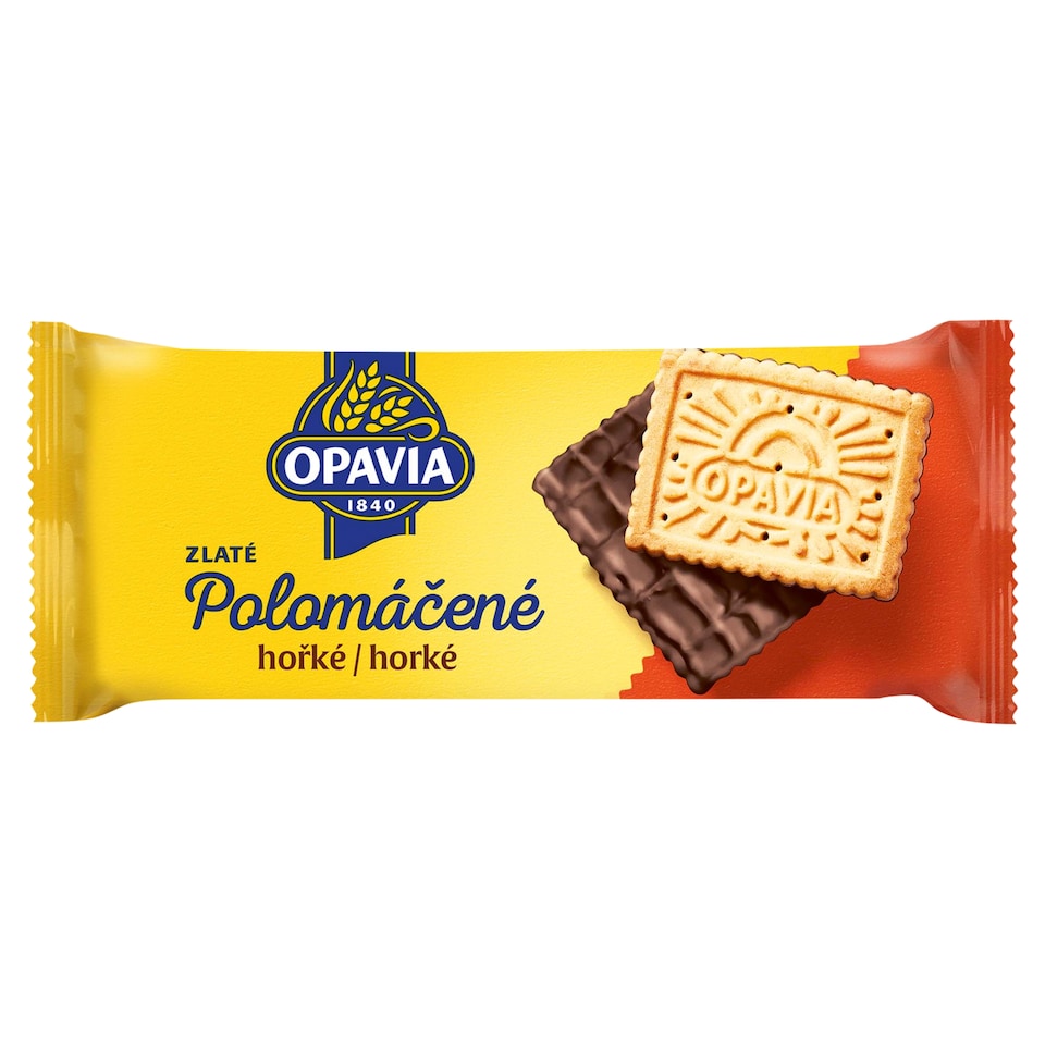 Opavia sušenky Zlaté Polomáčené hořké 100g