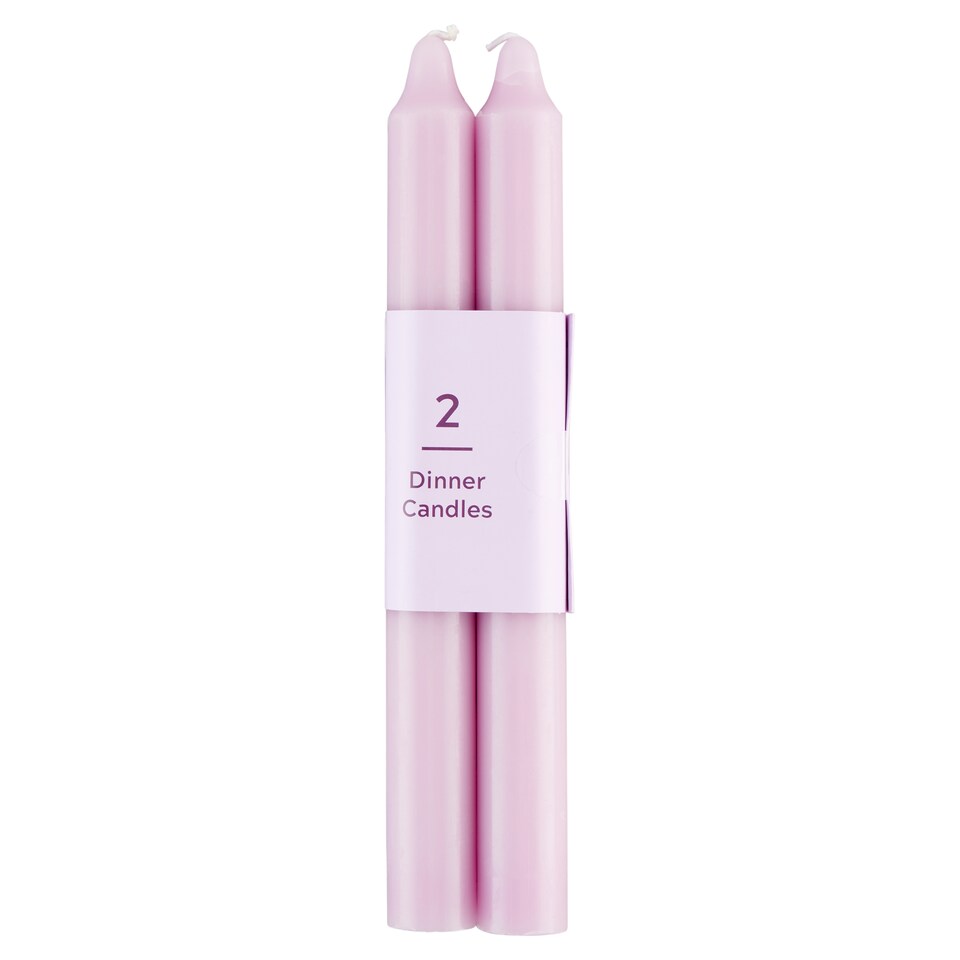 F&F Purple dekorativní svíčky 2 ks